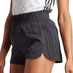 Adidas Women's Pacer Training 3-Stripes Woven High-Rise Shorts