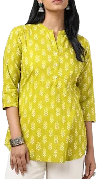 Cotton Floral Print Tunic