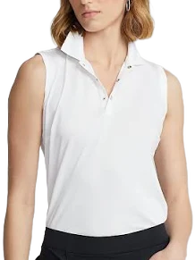 Womens RLX Ralph Lauren Sleeveless Polo