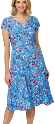 Lanz Women's Floral Elegance Dress