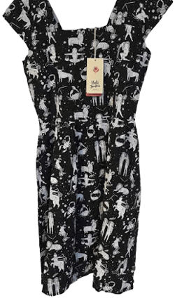 Mata Traders Retro A-Line Horoscope Dress