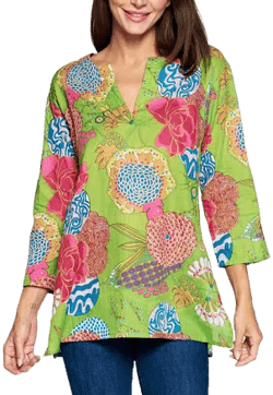 Floral Pop Tunic Top
