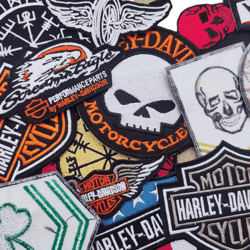 Biker Iron-on Patches | Motorcycle vest patches, MC Club patch Classic Logo Patch USA Vest jacket Patches