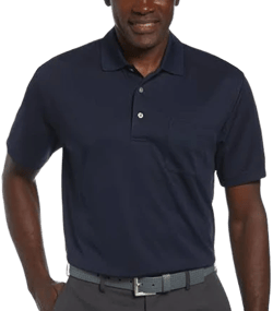 Pga Tour Men's Airflux Golf Polo Shirt