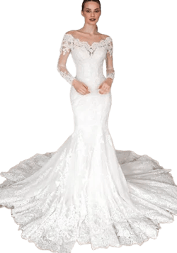 Ornella Classic Lace Mermaid Dress