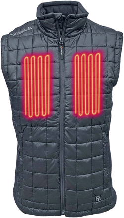 Fusion 12V Heated Motorcycle Vest with Bluetooth Controller
