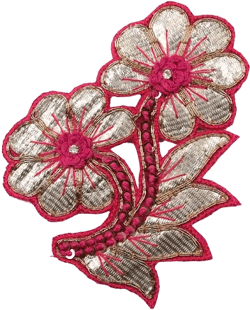 Exotic India Art Floral Patch
