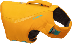 Ruffwear, Float Coat Dog Life Jacket, Premium Buoyancy Swim Vest with Lift Handle, Secure Fit & Reflective Trim, Adjustable Flotation for Swimming, Boating, & Outdoor Adventures, Wave Orange, X-Small
