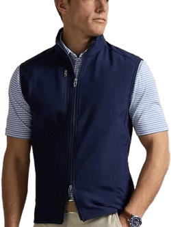 RLX Ralph Lauren Men's Hybrid Mockneck Vest