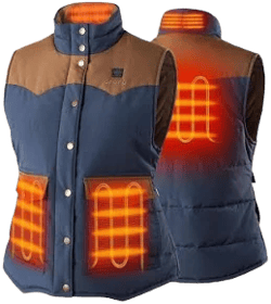 ororo Women's 7.38-Volt Lithium-Ion Western Heated Vest