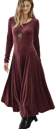 Marais Velour Dress