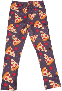 Great Lakes Kids Apparel Pizza Leggings