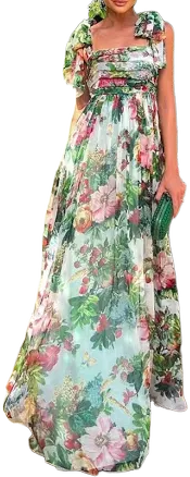 Boutique Unbranded Summer Butterfly Floral Boho Wedding Dress