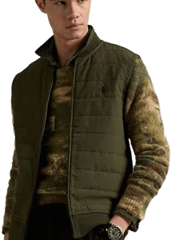 Ralph Lauren Men's Quilted Hybrid Vest