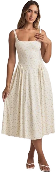 Oh Polly Modal A-Line Midaxi Dress