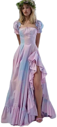 Shine Foxglove Gown