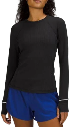 lululemon Women's Running It's Rulu Ribbed Long-Sleeve Shirt