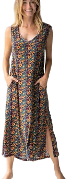 Hangout Cotton Floral Midi Dress