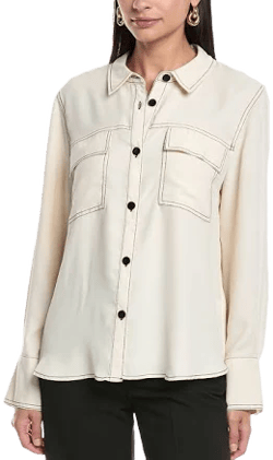 Vince Camuto Women's Button-Up Blouse