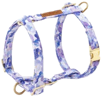 Pressed Pansies Dog Harness
