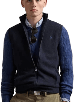 Polo Ralph Lauren Men's Mesh-Knit Cotton Sweater Vest