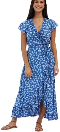 Havana Maxi Wrap Dress