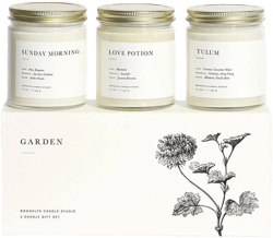 Brooklyn Candle Studio Set of 3 Scented Candle Gift Set