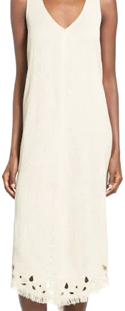 Astr Hi/Low Linen/Cotton Dress