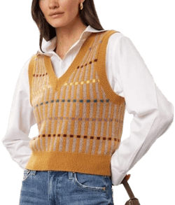 Madewell V-Neck Jacquard Sweater Vest