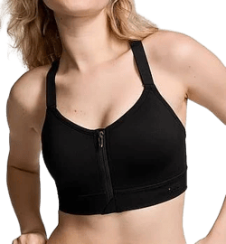 Women's Pink Seamless Air Front-Close High-Support Sports Bra