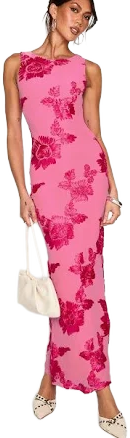 Princess Polly Fionna Floral Maxi Dress