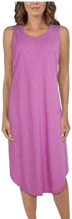 Natural Reflections Sleeveless Slub Knit Midi Dress
