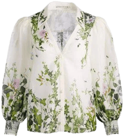 Alice & Olivia Ivy Romance Charis Blouse