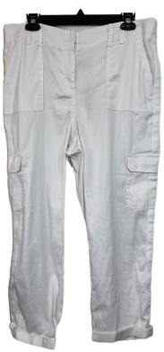 Chico's Women's Linen Wide-leg Cropped Pants
