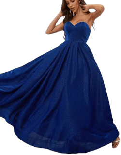 A-Line Sweetheart Evening Dress