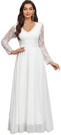 Lace Patchwork Zipper Cocktail Dress