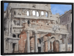 Empire Elegance Canvas Art Print
