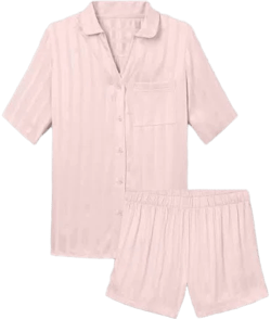 Tommy John Women's Satin Jacquard Pajama Top & Short Set