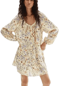 H&M Ladies Button-Front Tunic Dress