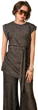 Jennafer Grace Aura Tunic with Tie