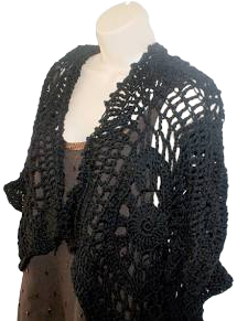 Women's Crochet Plus Size Shrug