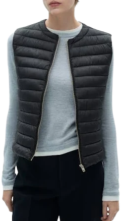 Women MANGO Quilted Vest