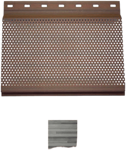 Vesta Steel Siding Full Vent Plank Soffit HD3 Woodgrain