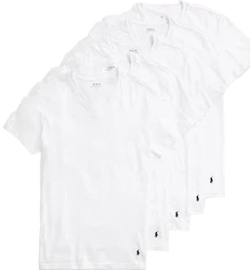 Polo Ralph Lauren Men's 5-Pack Slim Fit V-Neck T-Shirts