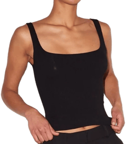 LNA Scoop Ribbed Tank