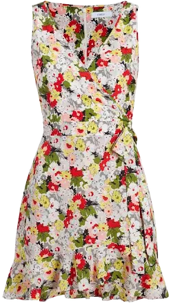 LIKELY Vera Floral Faux Wrap Dress