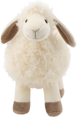 8.5" White/Cream Sheep Stuffed Animals for Boys and Girls,Soft and Adorable Lamb Plush Toys for Newborn Babies,Great Gifts on Birthday,Christmas,Baby Shower,Easter,Machine Washable Stand Sheep
