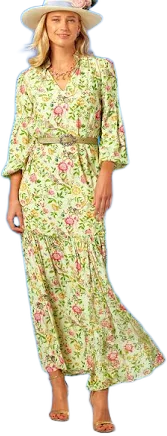 NICOBLU Waverly Maxi Dress in Paradise Florals
