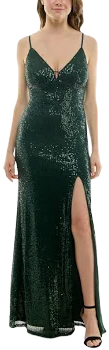 Speechless Juniors' Sequin Gown