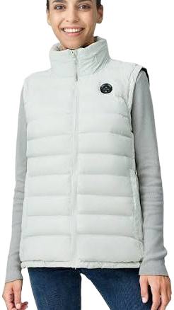 Women's Heated Vest with Retractable Heating Hood